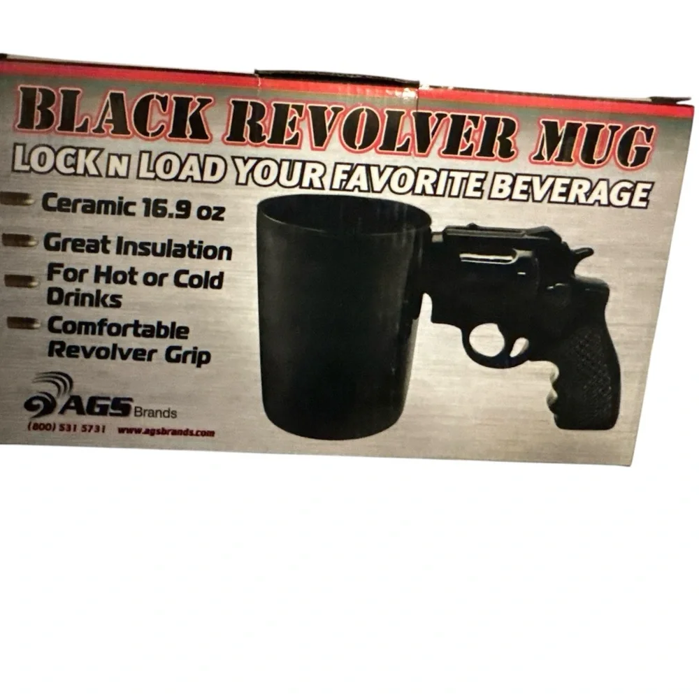 Ag Adriano Goldschmied Black Revolver Mug